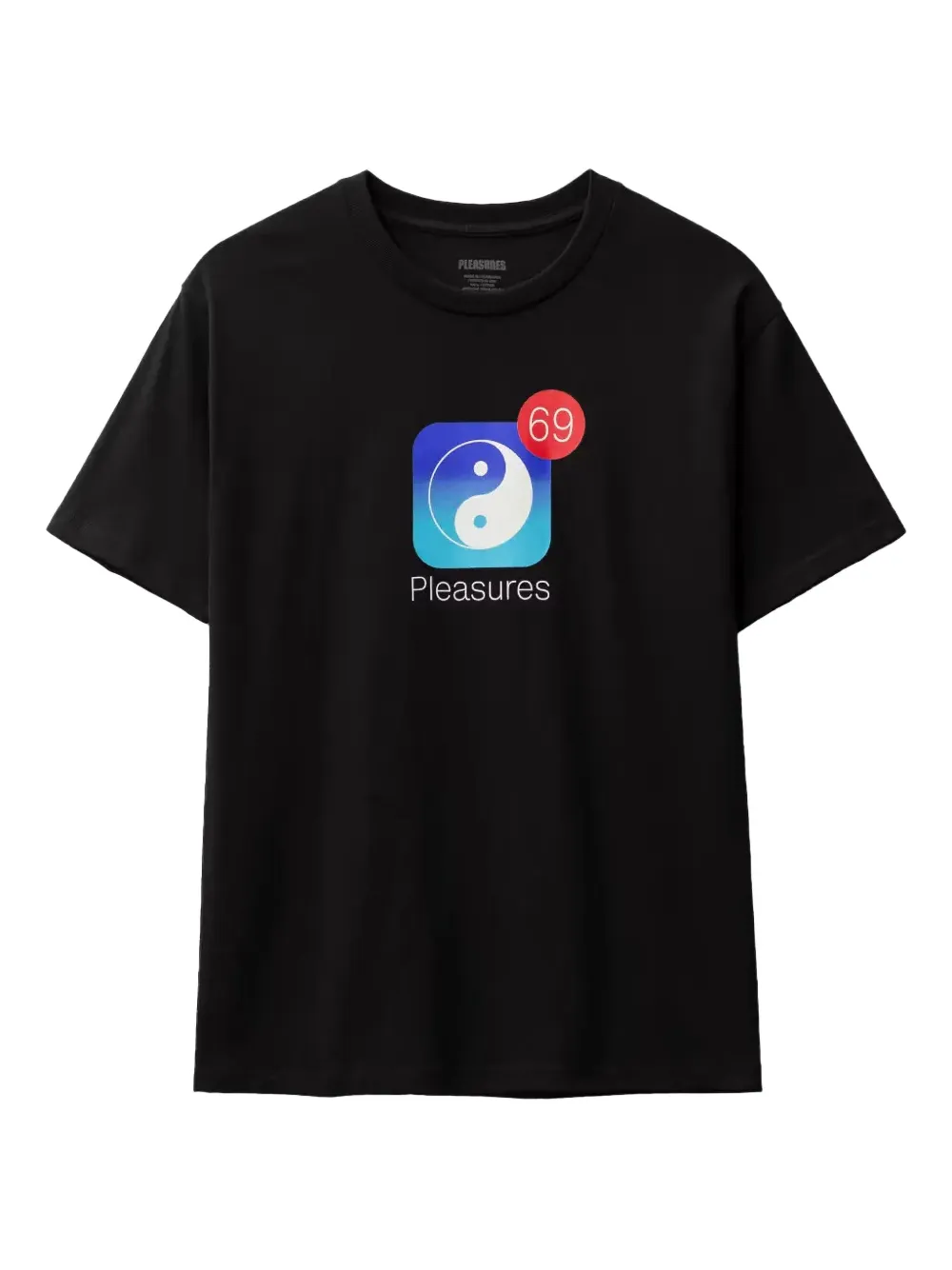Pleasures Notify T-shirt | Black | Image 1
