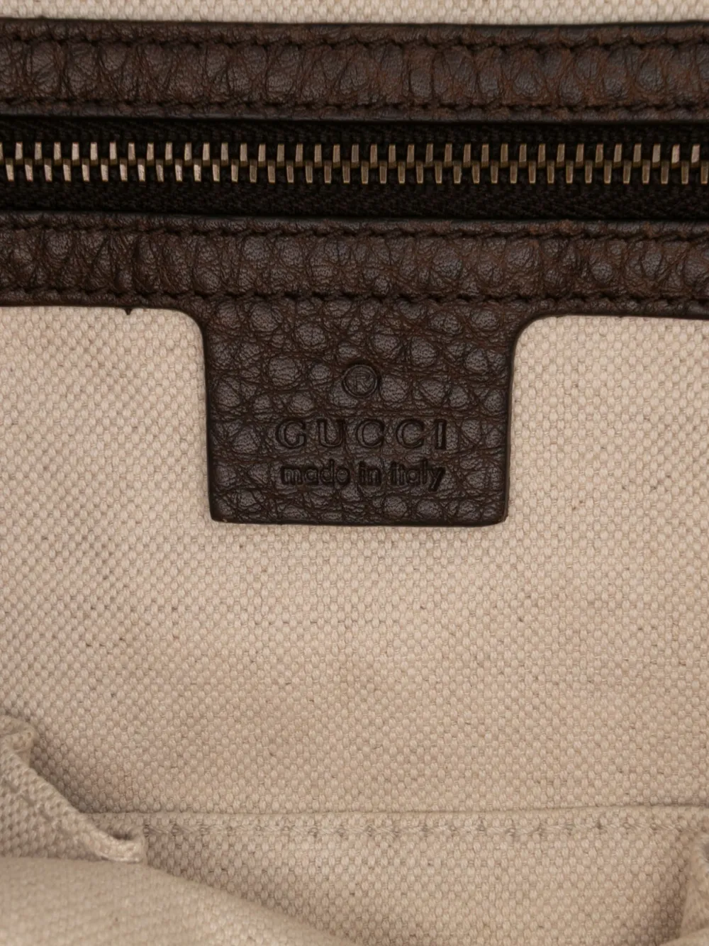 Pre-owned Gucci 2016-2025 Gg Canvas Laidback Crafty Handbag In Brown
