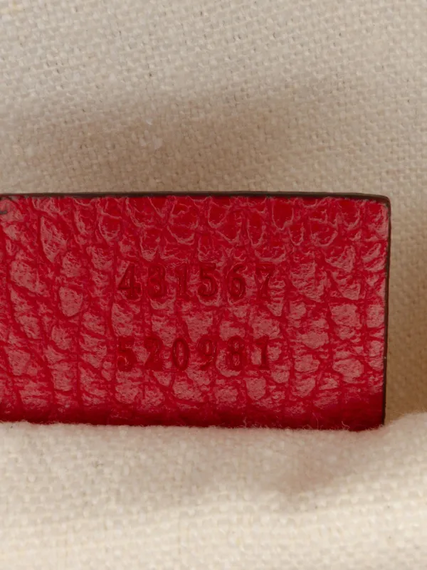 Gucci Pre-Owned 2016-2025 スモール バイカラーレザー ソーホー