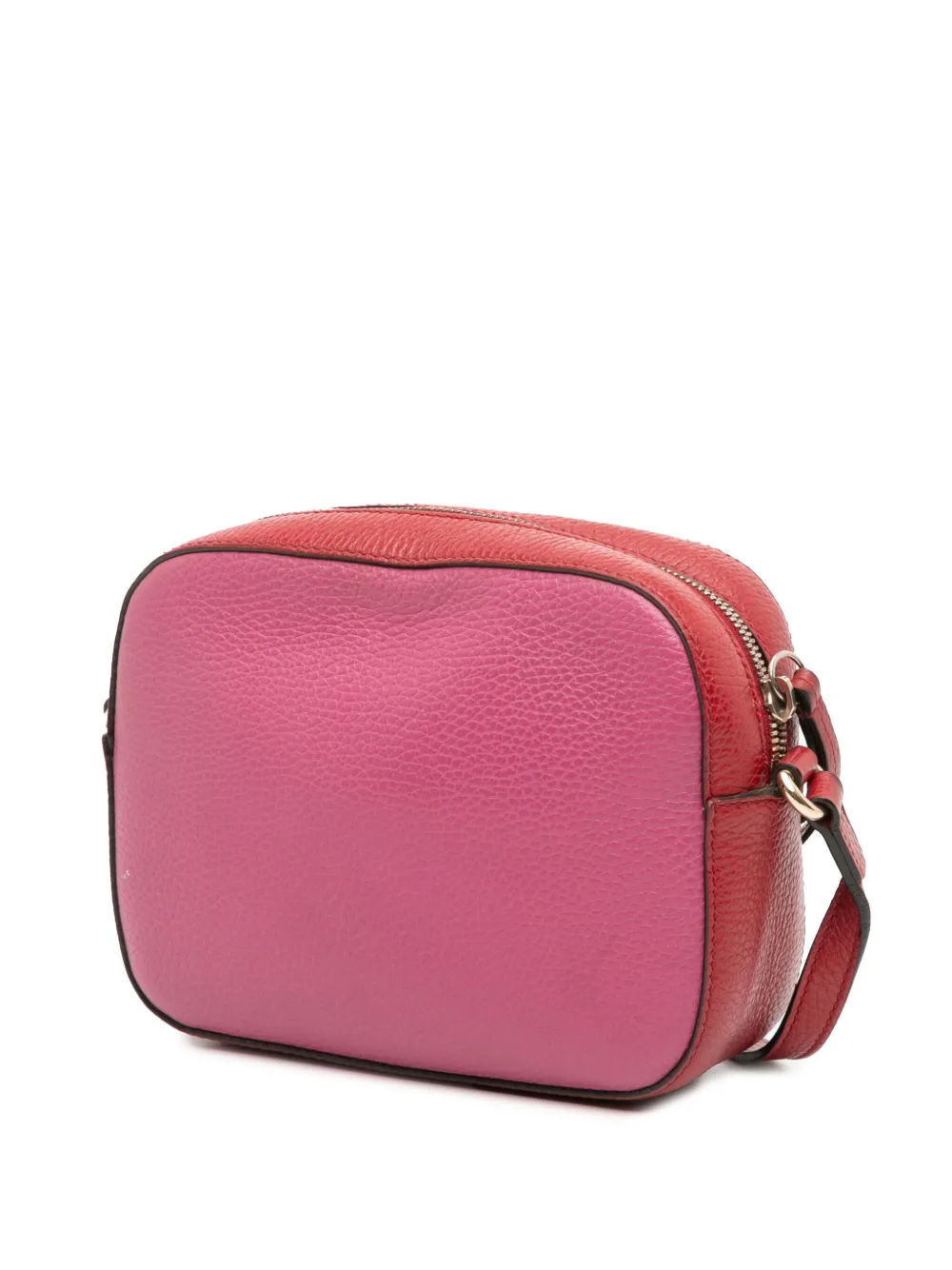 GUCCI グッチ ショルダーバッグ　ソーホー　スモール　ディスコバッグ　ピンク Gucci Pre-Owned 2016-2025 スモール バイカラーレザー ソーホー