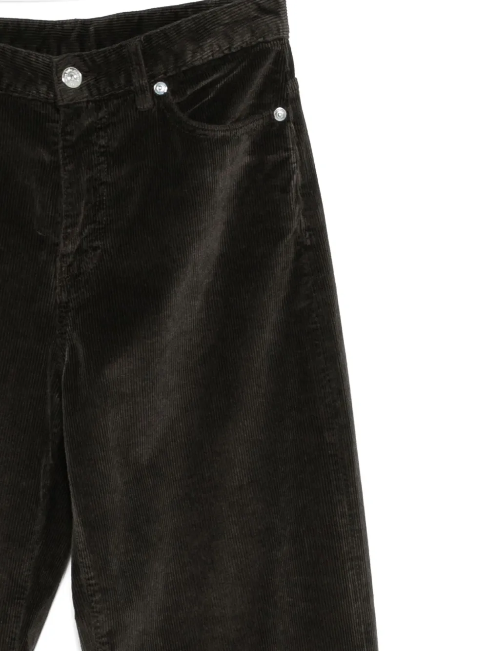 Nine In The Morning Ribfluwelen broek Bruin