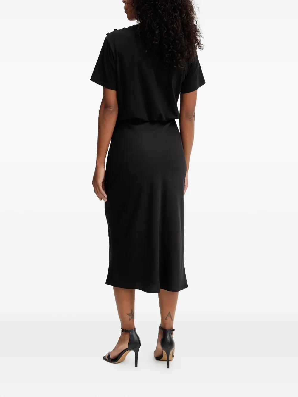 LIU JO Jurk met knoopsluiting Zwart