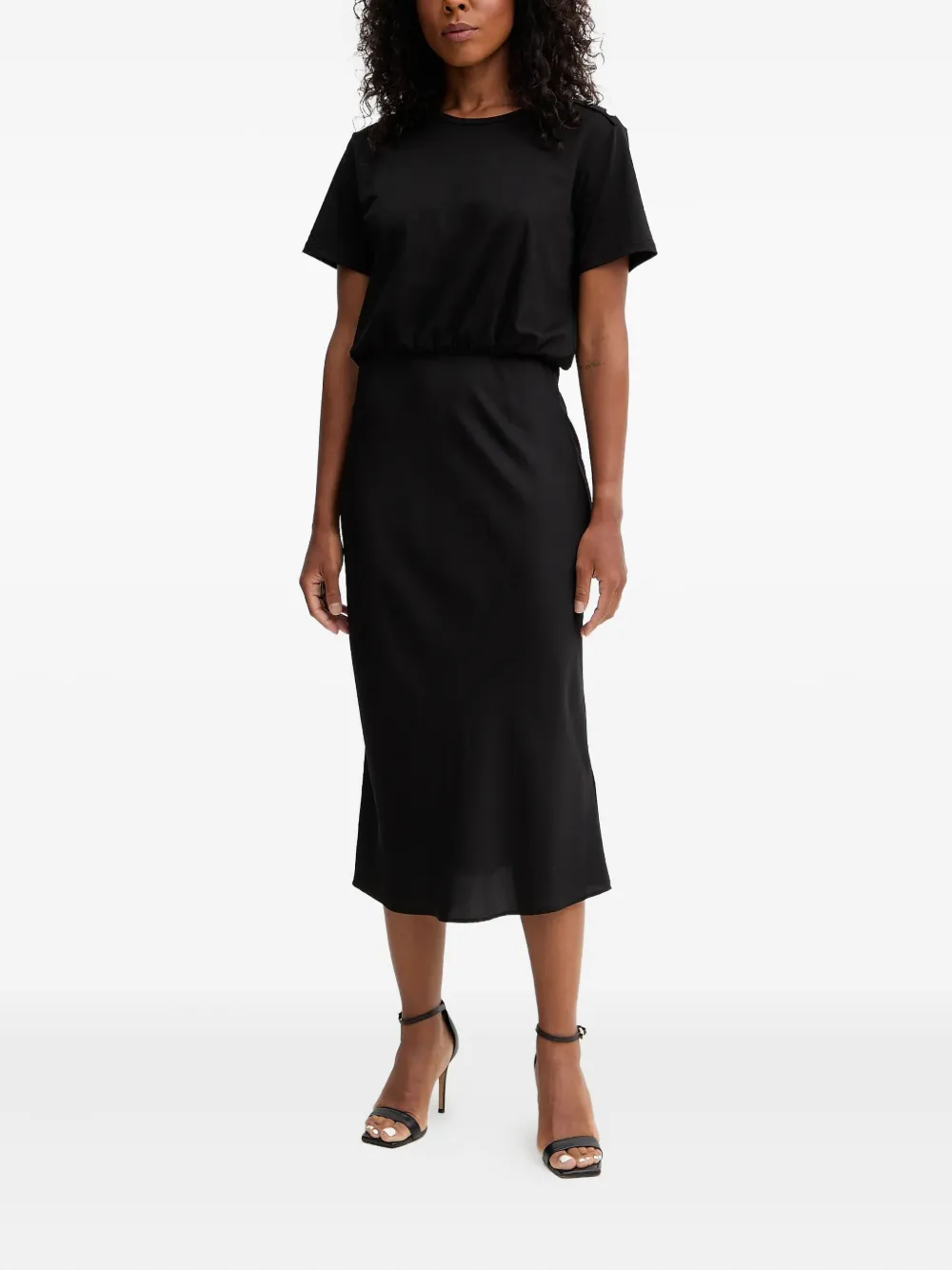 LIU JO button-fastening dress | Black | Image 1