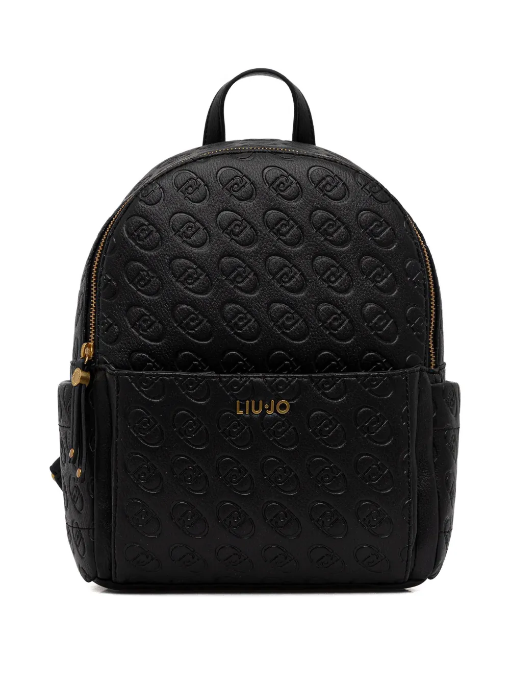 LIU JO debossed-logo backpack - Nero
