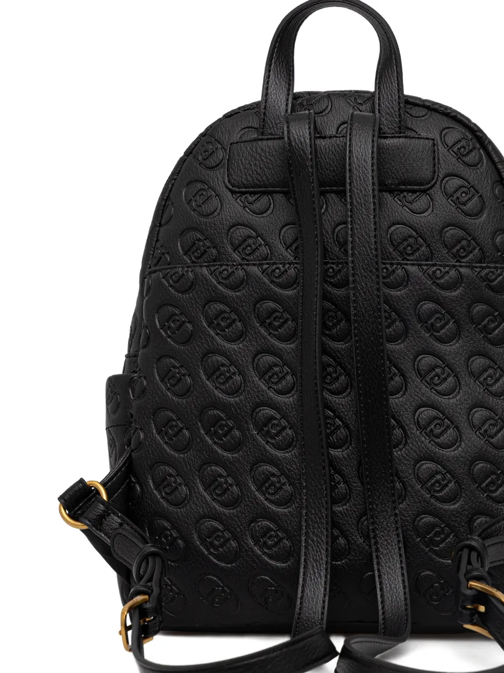 LIU JO debossed-logo backpack - Zwart