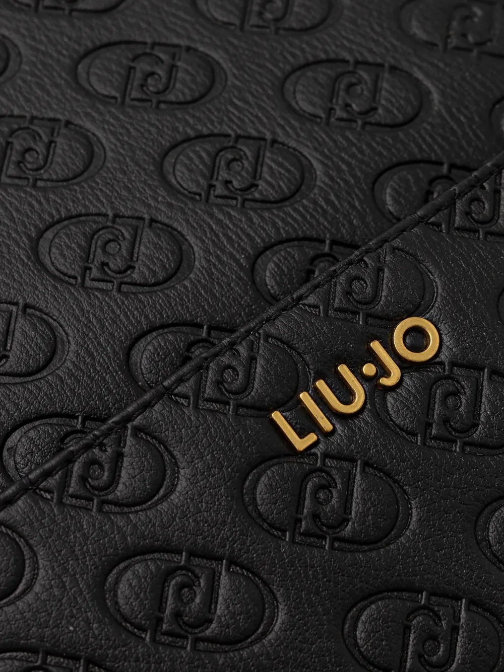 LIU JO Rugzak met logo-reliëf Zwart