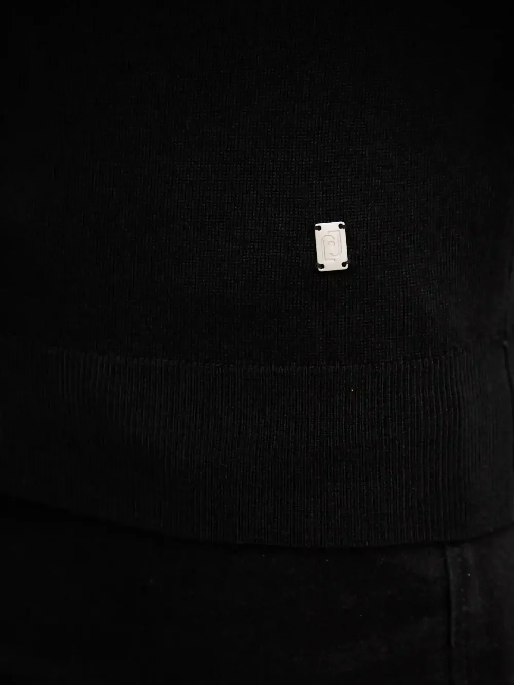 Liu •jo Roll-neck Sweater In Black