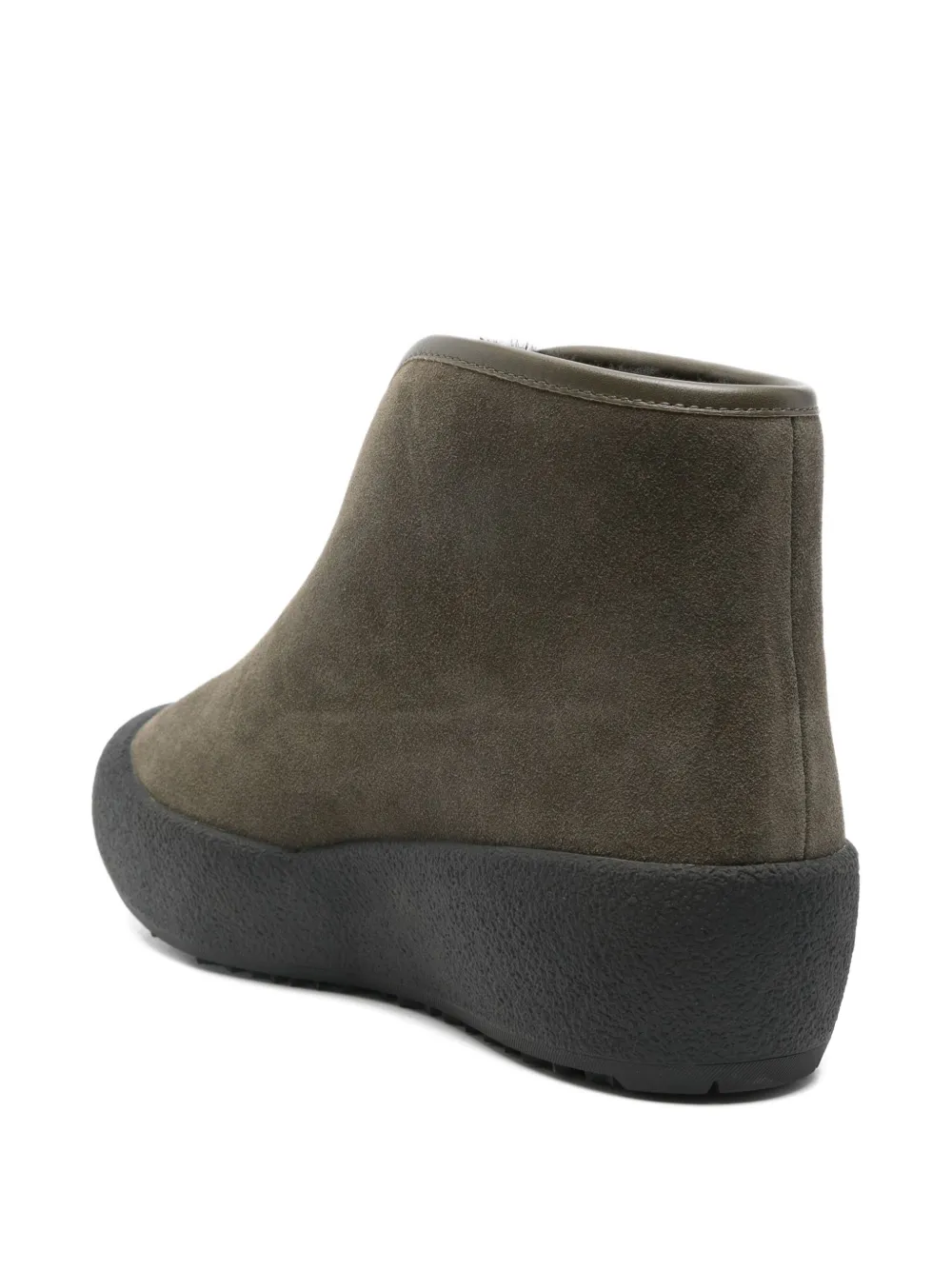 Bally Curling Zip-up Ankle Boots In Green