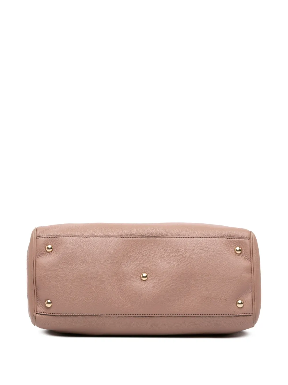 Pre-owned Gucci 2016-2025 Medium Calfskin Bamboo Shopper Satchel In Pink