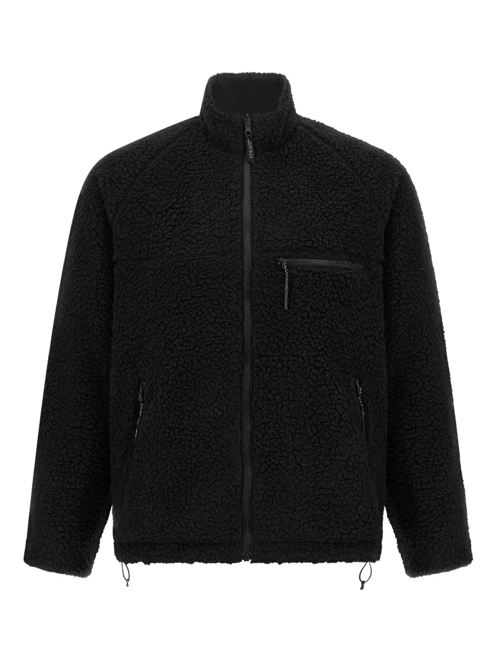 Gramicci Sherpa-fleece Reversible Jacket In Black