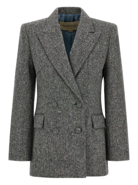 Valentino Garavani peak-lapel double-breasted blazer