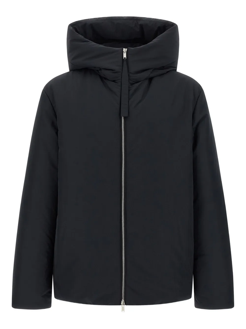 Jil Sander hooded padded jacket - ブラック Jil Sander hooded padded jacket - ブラック