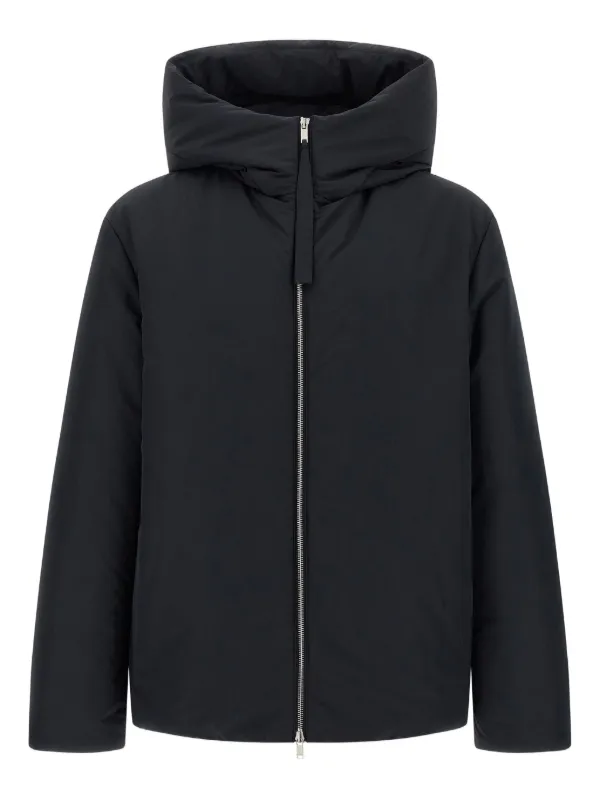 Jil Sander Hooded Padded Jacket Black FARFETCH ID