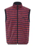 Gramicci striped fleece reversible gilet - Blue