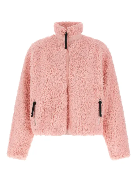 Jil Sander teddy-effect zip-front jacket