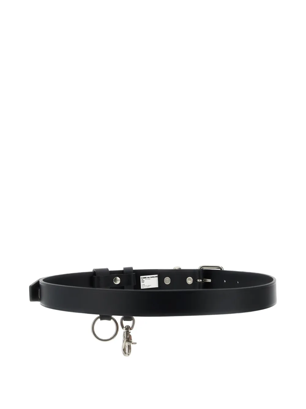 Comme des Garçons Homme leather belt - Zwart