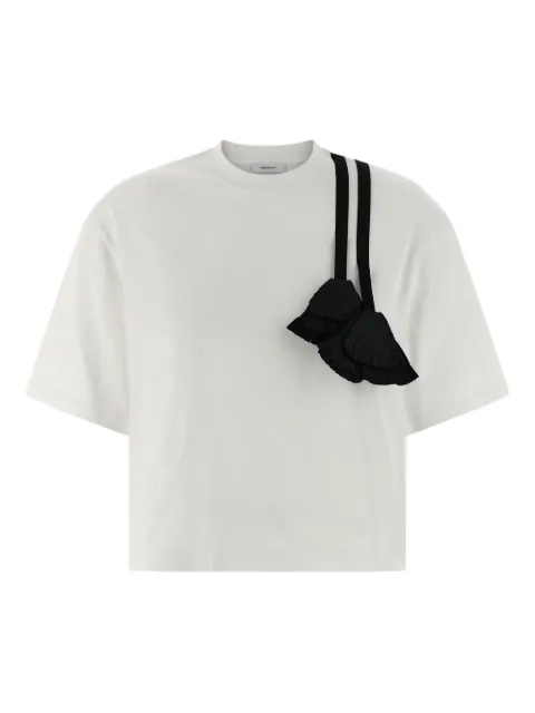 Ferragamo playera plisada con borla