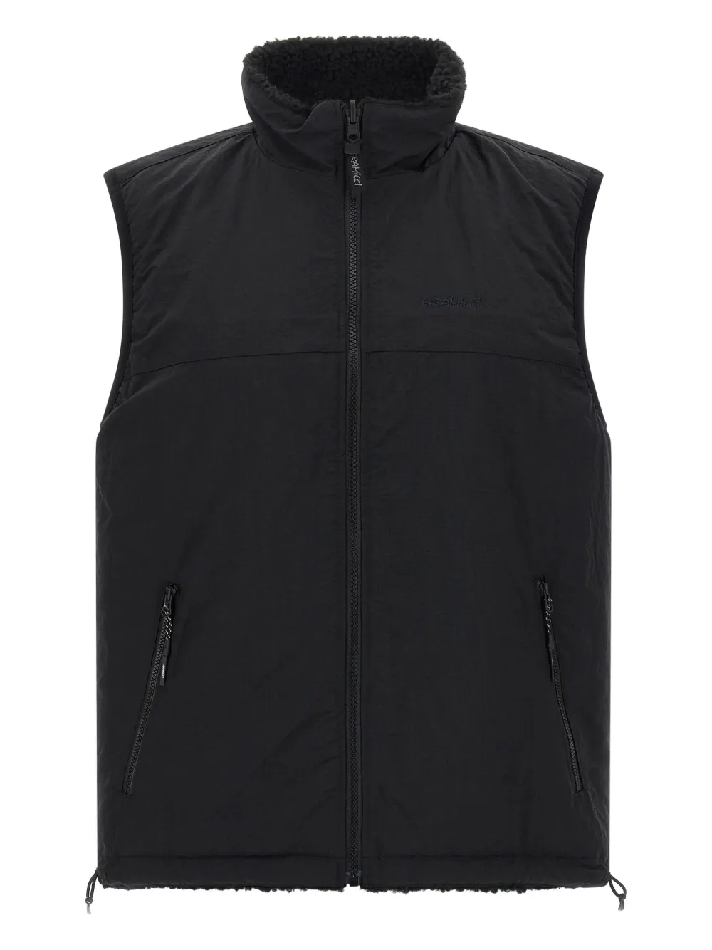 Gramicci Fleece Zip-fastening Vest In Black