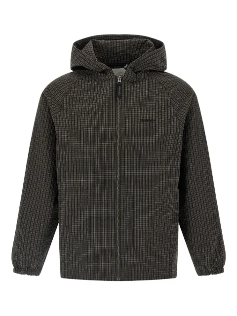 Gramicci check-pattern hooded jacket