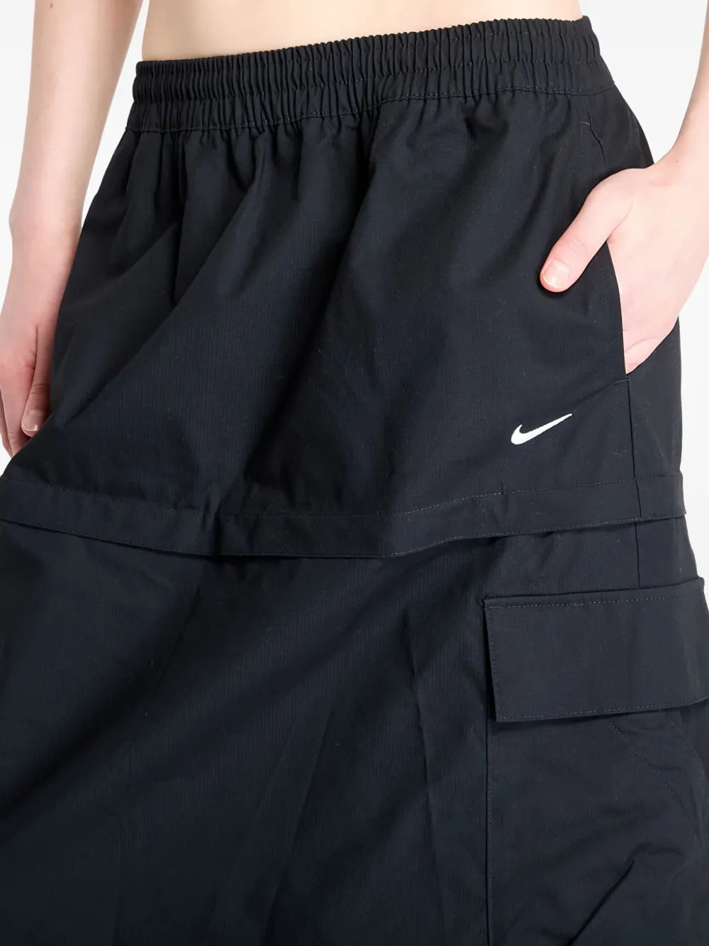 Nike Mini-rok met cargo zak Zwart