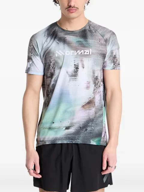 NNORMAL アブストラクトパターン Tシャツ
