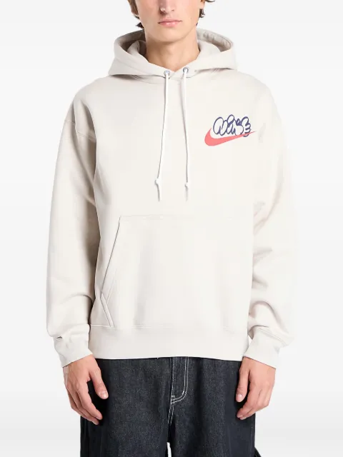 Nike swoosh-graphic long-sleeve hoodie