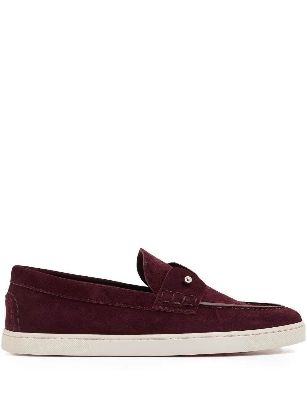 Christian Louboutin Chambeliboat suede loafers | Red | Image 1