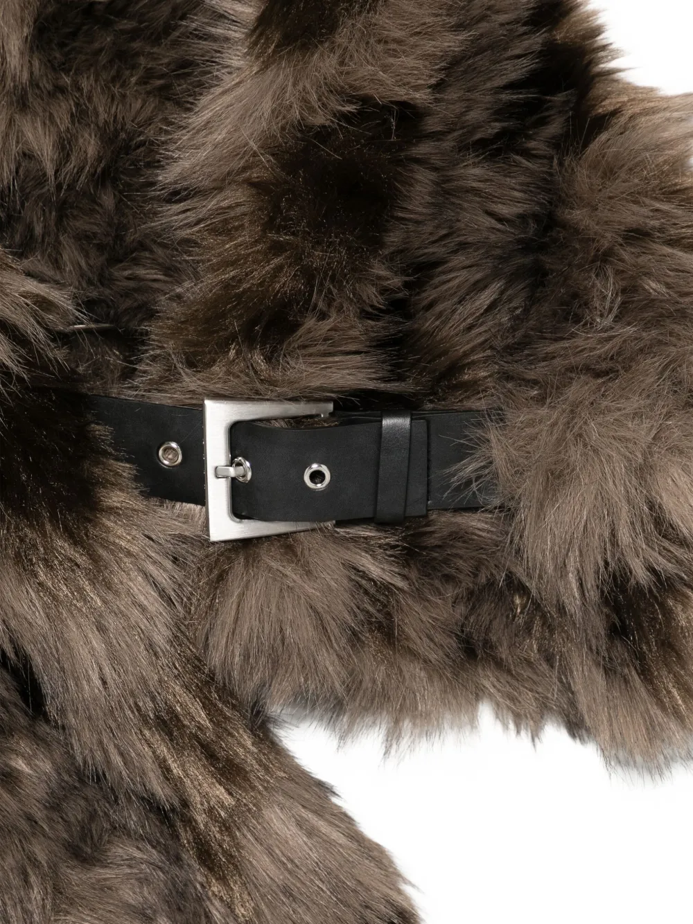 Apparis Rowen Belted Scarf In Brown