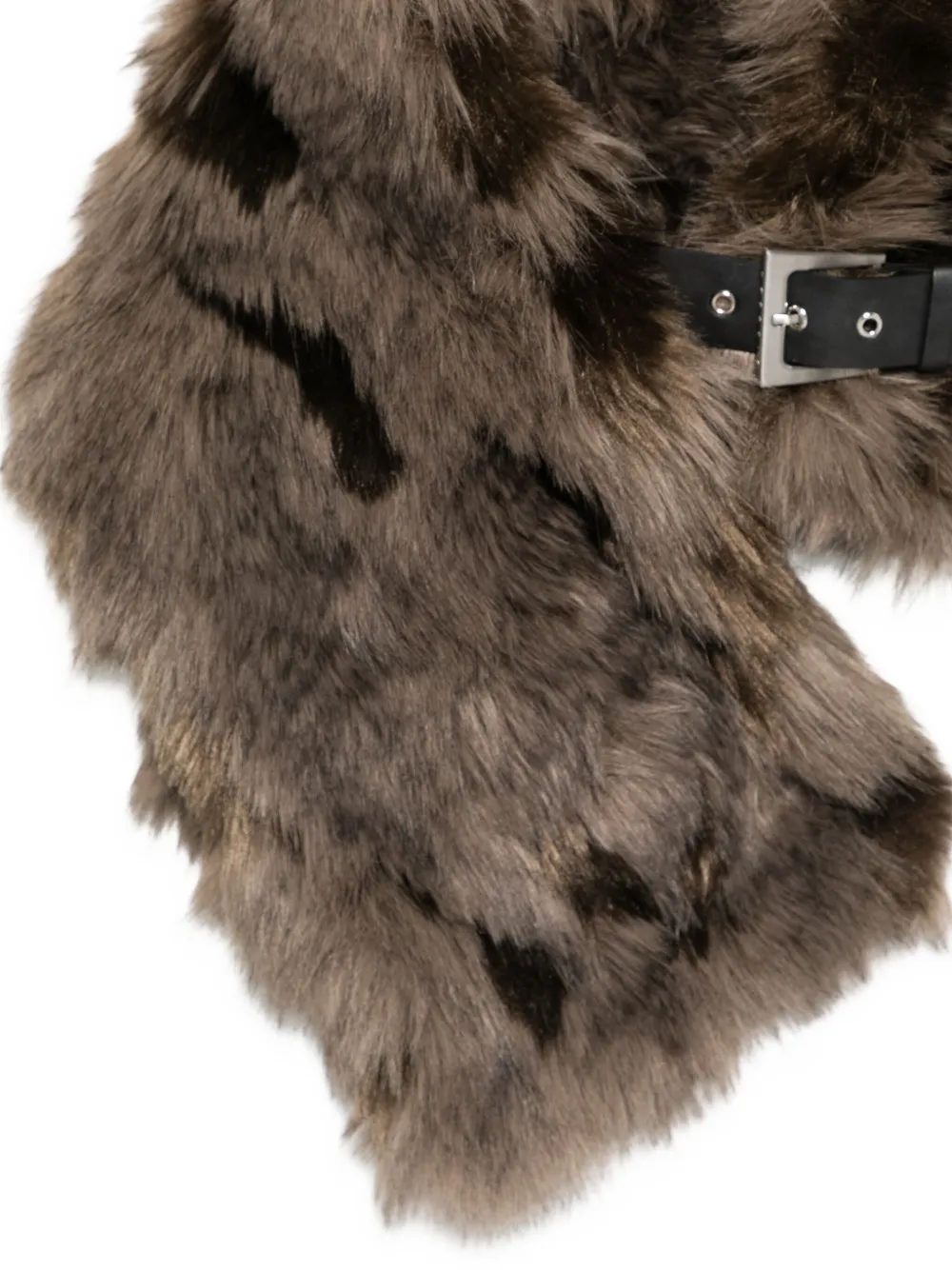 Apparis Rowen Belted Scarf In Brown