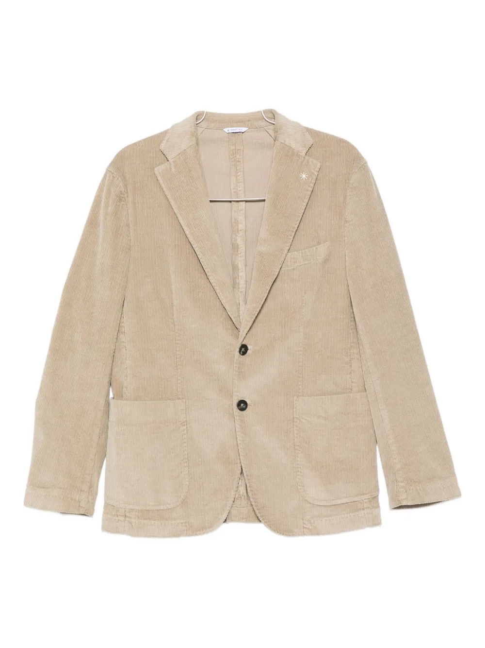 Manuel Ritz Nuvola corduroy blazer - ニュートラル Manuel Ritz Nuvola corduroy blazer - ニュートラル
