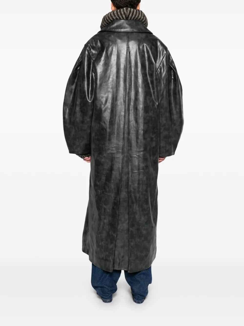 GANNI Jas met dubbele rij knopen Zwart