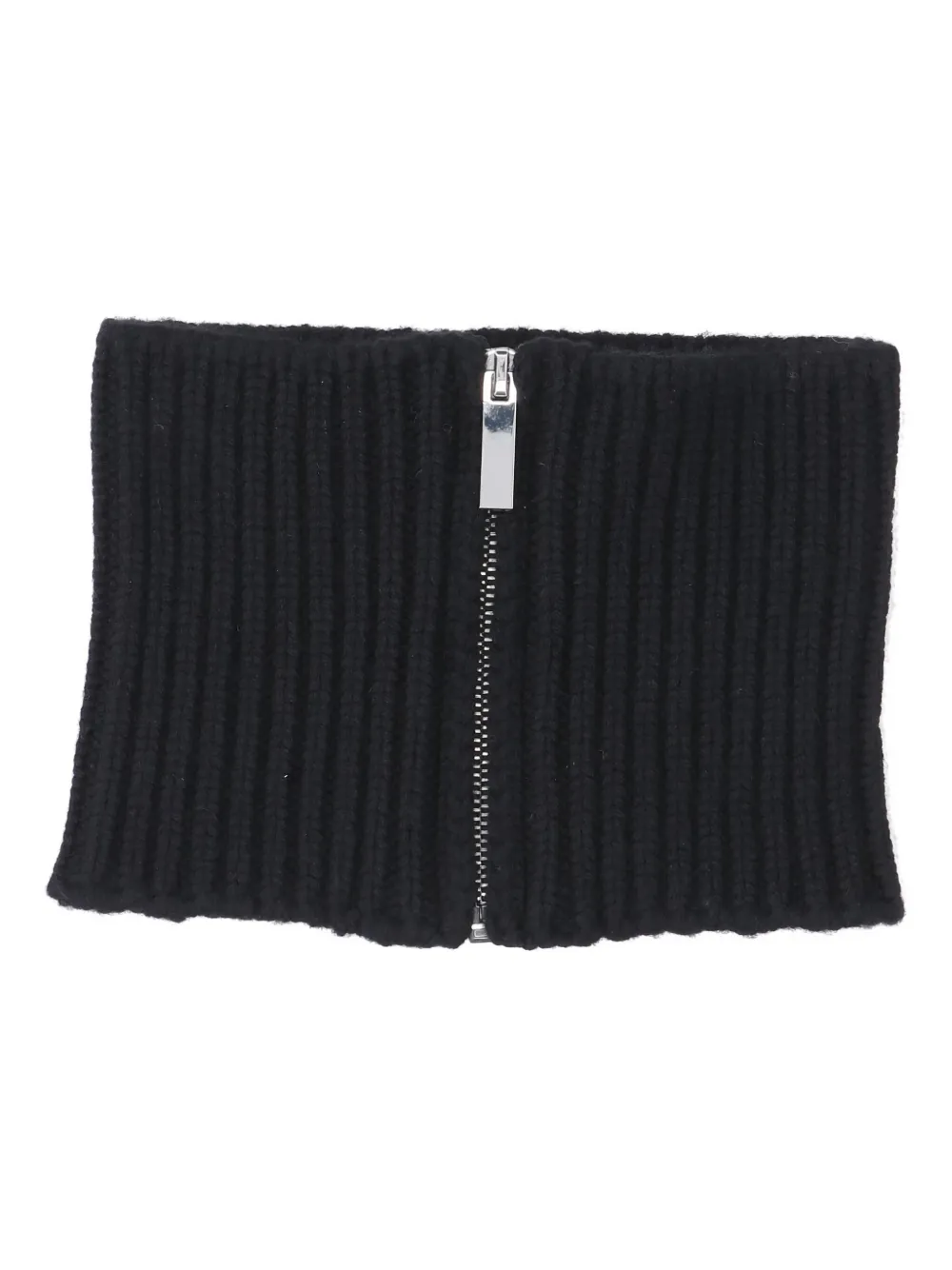 SA SU PHI ribbed cashmere collar | Black | Image 1
