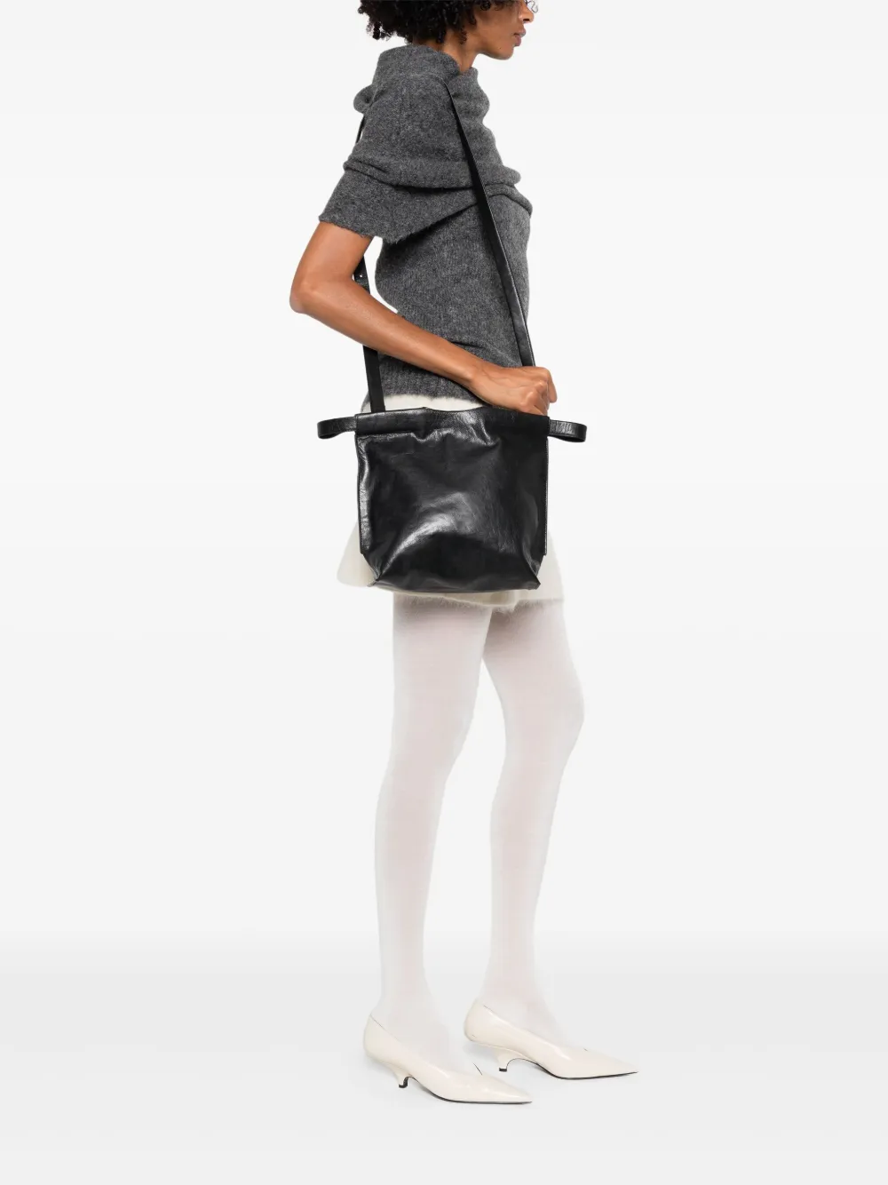 bea mombaers calf-leather shoulder bag | Image 2