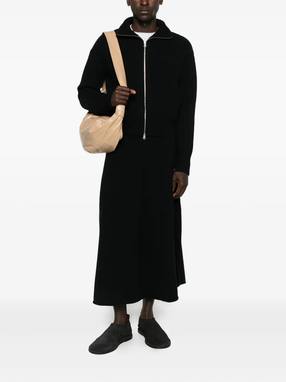 extreme cashmere jupe mi-longue Ease en cachemire | Jupes trapèze | Image 2