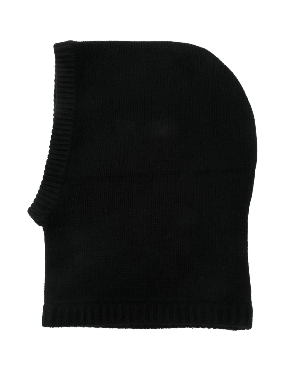 Soft Goat knitted balaclava | Black | Image 1