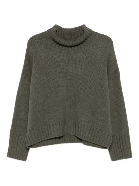 Soft Goat roll-neck ribbed sweater