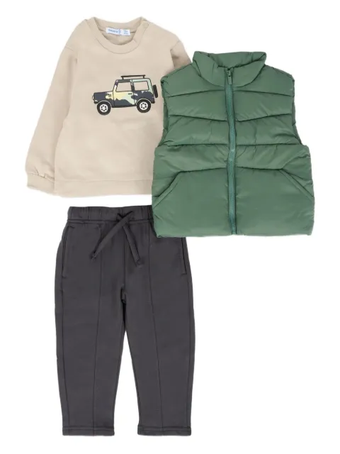Mayoral cotton-blend tracksuit set