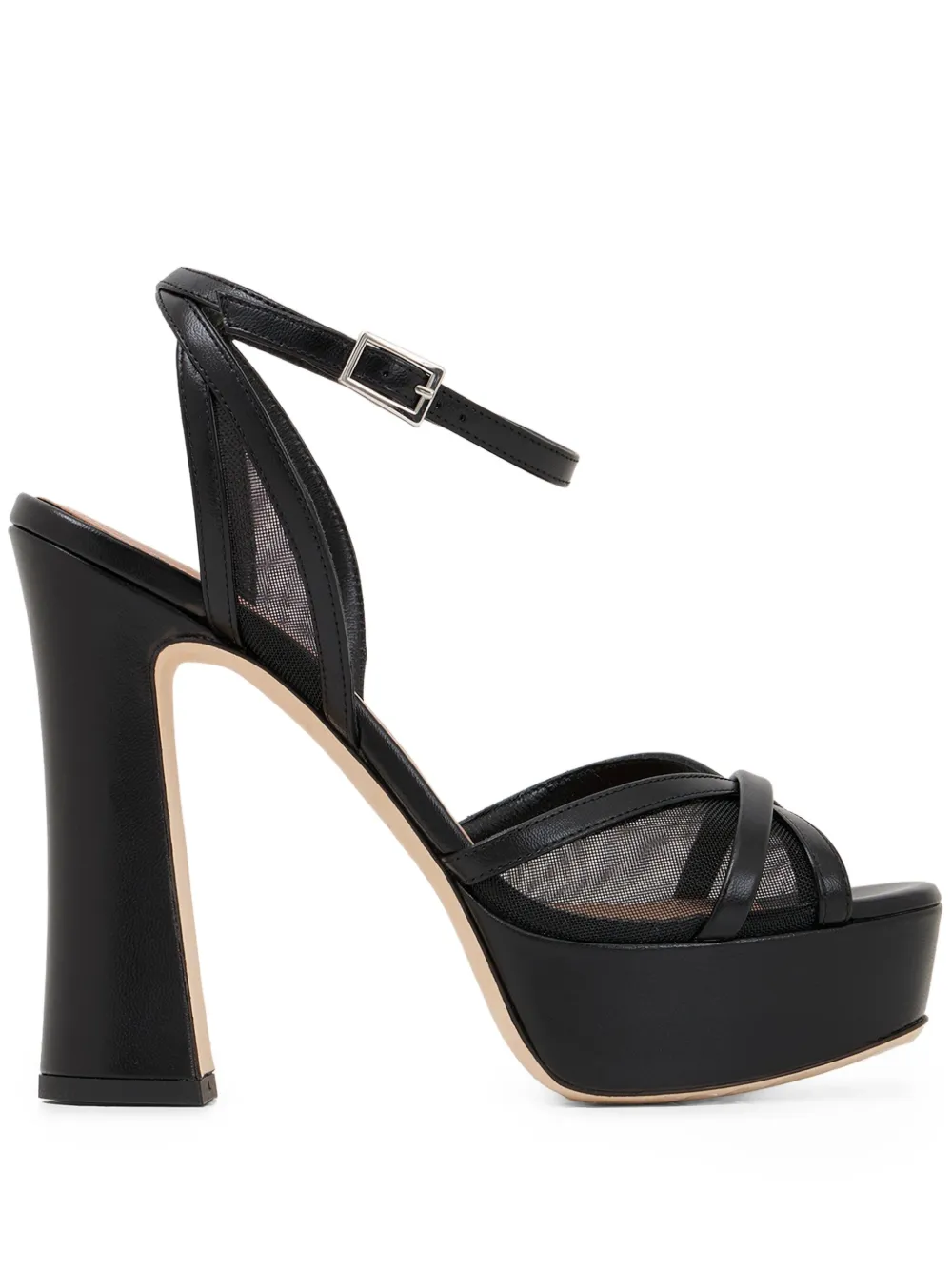 Malone Souliers 125 mm Sylvie sandalen Zwart