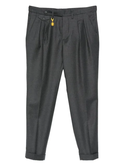 Manuel Ritz double-pleat flannel trousers