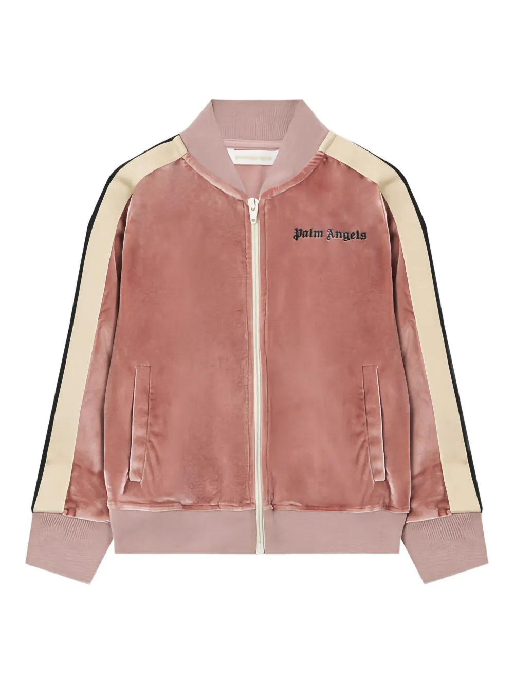 Palm Angels Kids chamarra bomber con cierre | rosado | Image 1