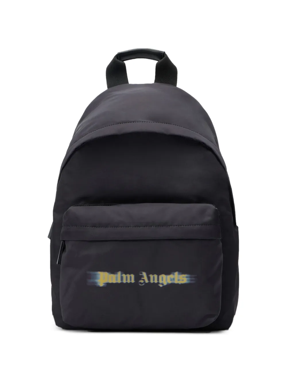 Palm Angels Kids blurred-logo backpack - Schwarz