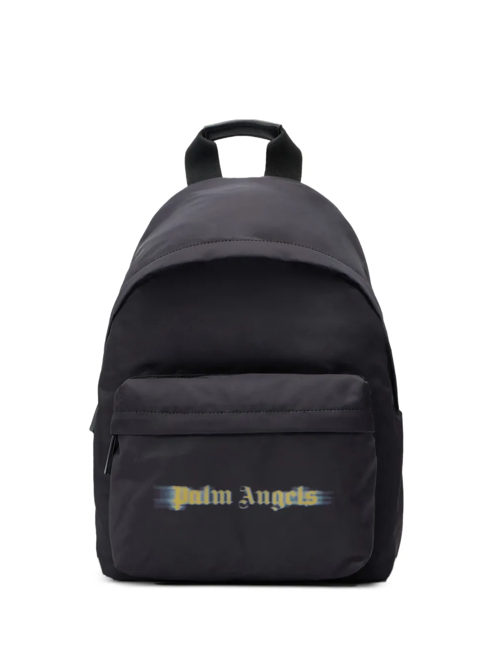 Palm Angels Kids blurred-logo backpack - Nero