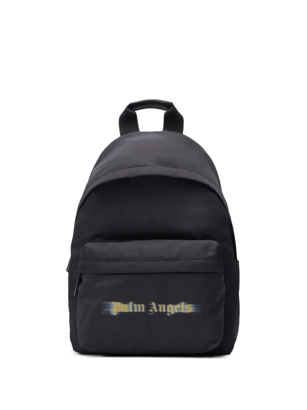 Palm Angels Kids blurred-logo backpack - Nero