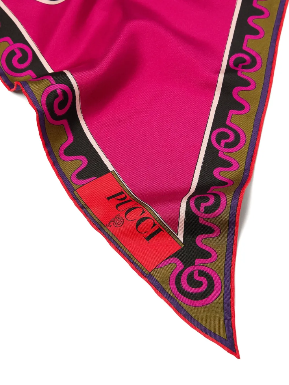 PUCCI Astro print scarf - Roze