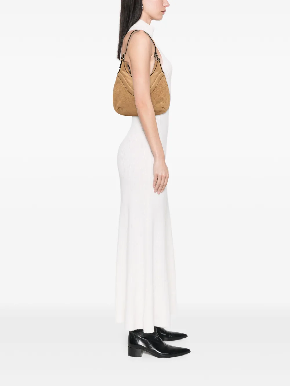 Gucci Pre-Owned 2016-2025 Small Guccissima Hysteria Crest hobo bag | Pre-Owned | Image 2