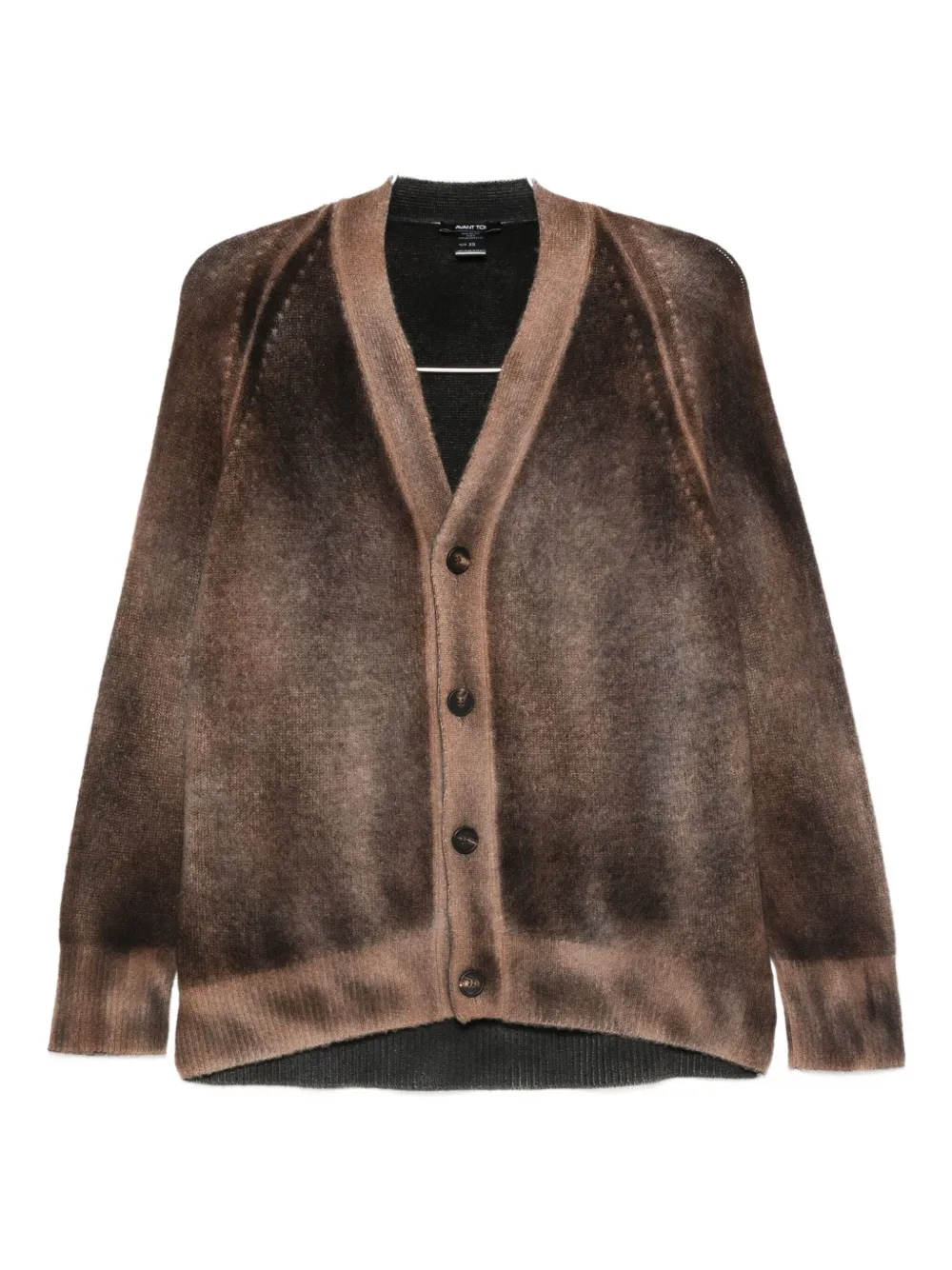 Avant Toi silk-blend cardigan | Brown | Image 1