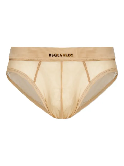 DSQUARED2 Mesh-Slip mit Logo-Detail