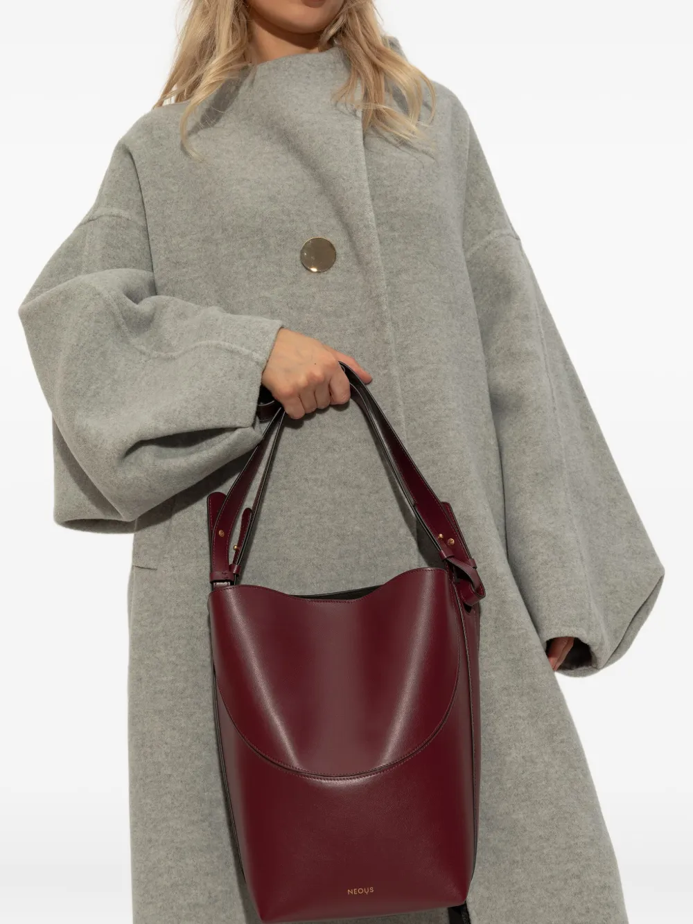 NEOUS Pavo 2.0 leather tote bag - Rood