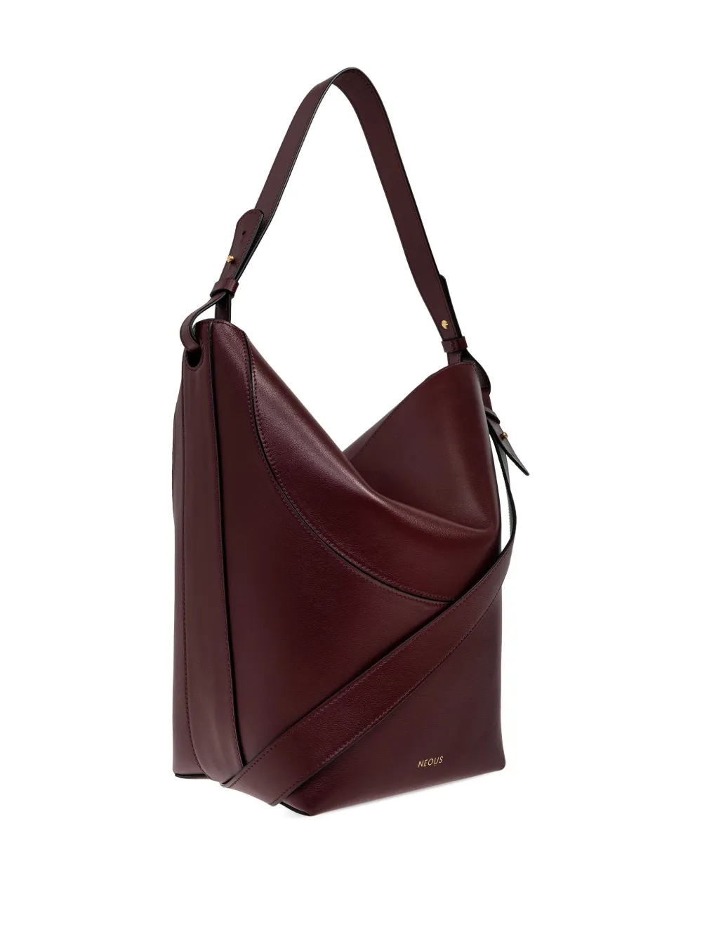 Neous Pavo 2.0 Leather Tote Bag In Red