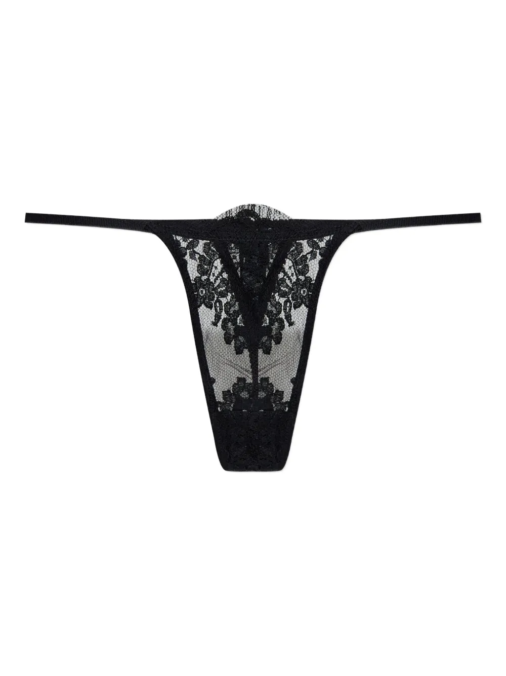 DSQUARED2 floral-lace thong | Black | Image 1